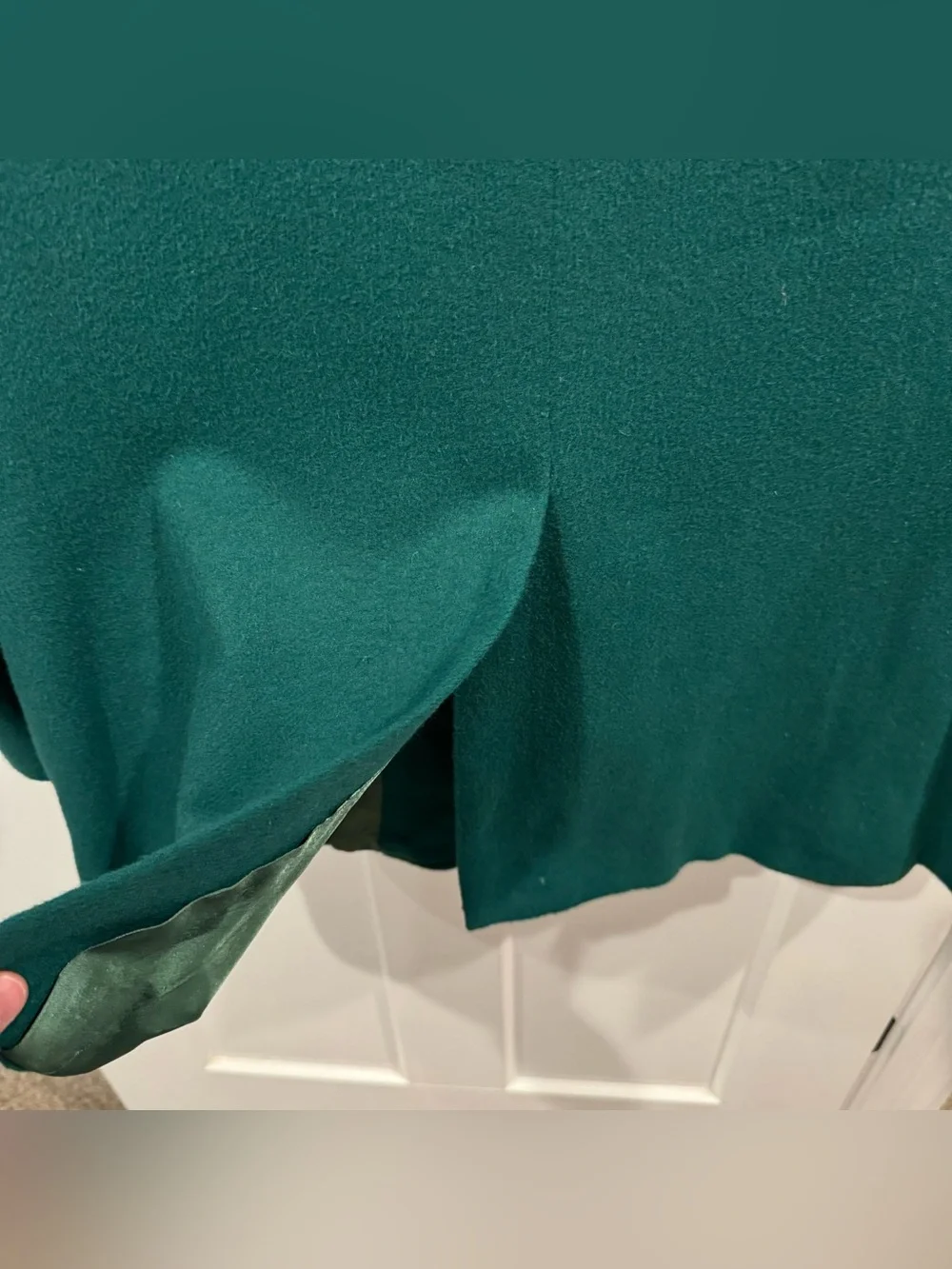 VTG 80s Jos A Bank 100% Cashmere Dark Green Blazer Sport Coat Jacket 44 Long